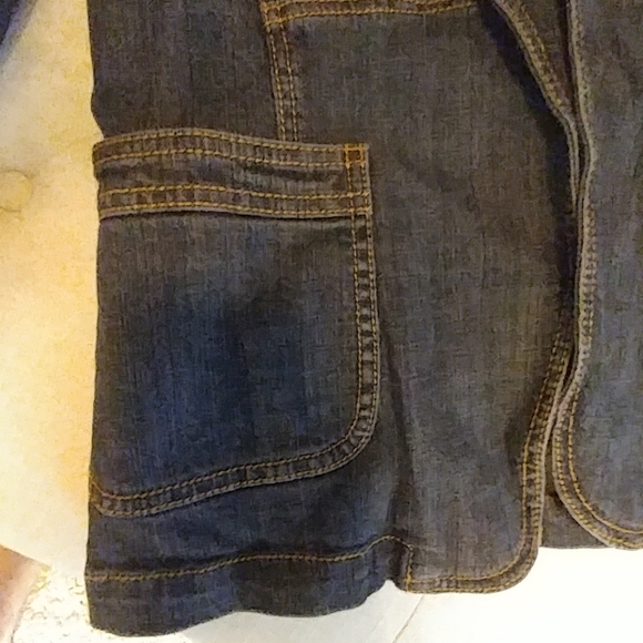 Michael Kors denim jacket size 10 - Picture 4 of 5